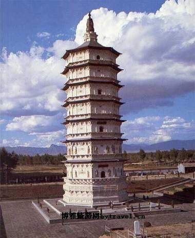 万部华严经塔白塔