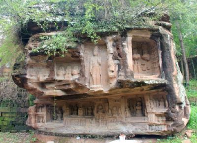 郑山、刘嘴摩崖造像